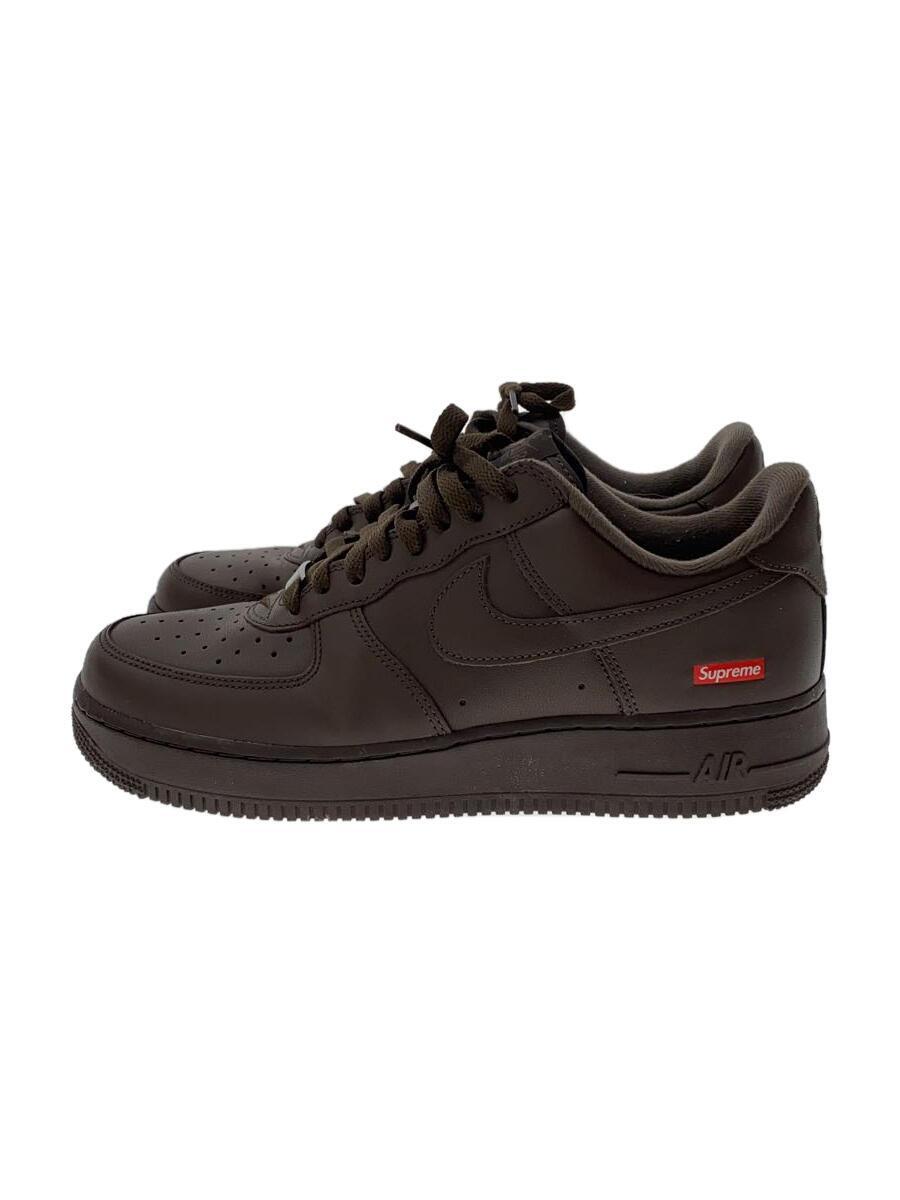 NIKE◆×Supreme/AIR FORCE 1 LOW/27.5cm/BRW/CU9225-200/替え紐付