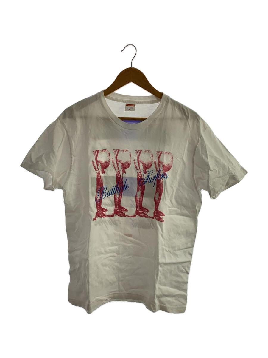 Supreme◆21SS/Butthole Surfers Tee/Tシャツ/M/コットン/WHT