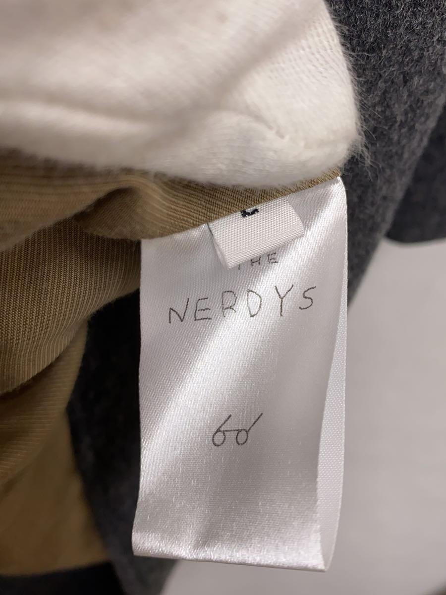 the nerdys/STAND Collar Melton Coat/コート/L/-/GRY/NWZ-O05_画像4