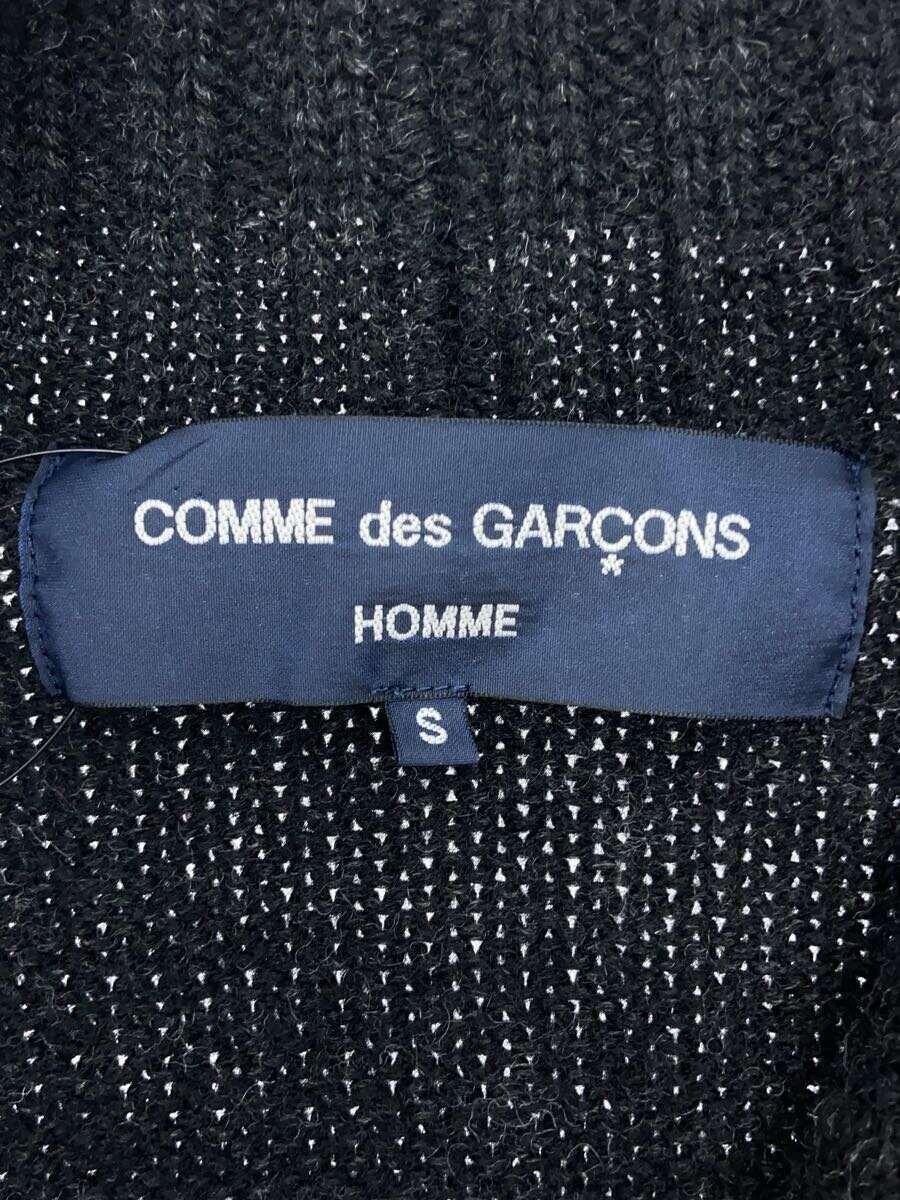 COMME des GARCONS HOMME◆カーディガン(厚手)/S/ウール/BLK/HD-N108_画像3