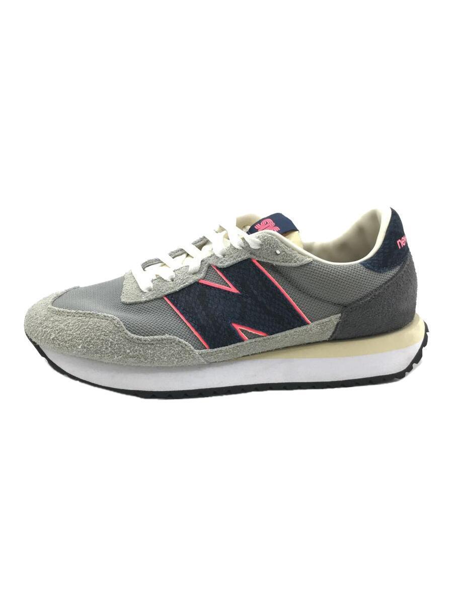 NEW BALANCE◆BLUE RACER/27cm/グレイ/MS237NS