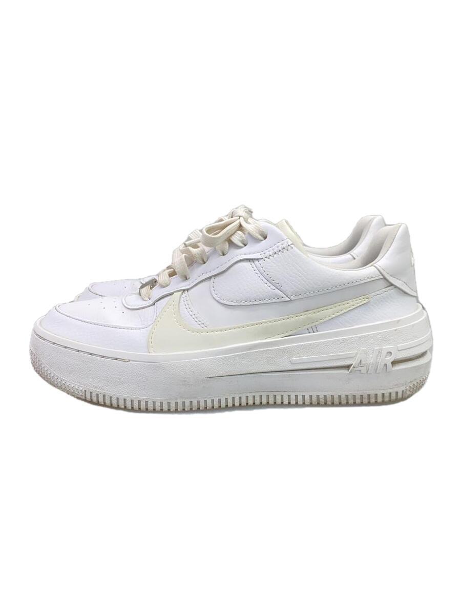 NIKE◆AF1 PLT.AF.ORM_エアフォース 1 プラットフォーム/24.5cm/WHT