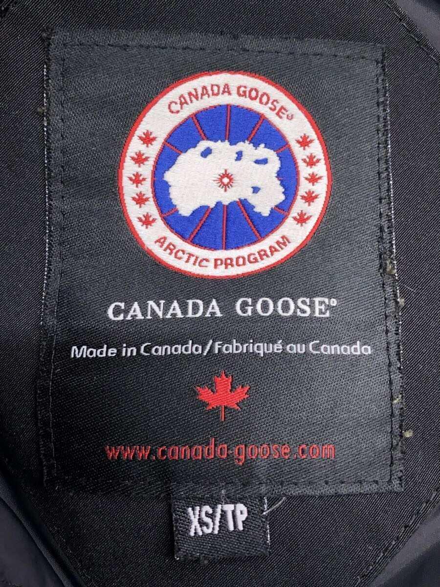 CANADA GOOSE◆CANADA GOOSE/4078JM/ダウンジャケット/XS/ナイロン/BLK_画像3