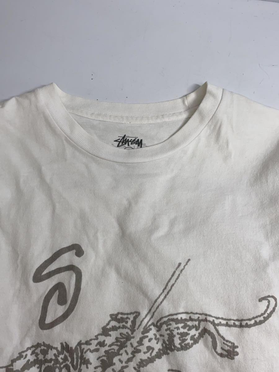 STUSSY◆Tシャツ/XL/コットン/WHT_画像8