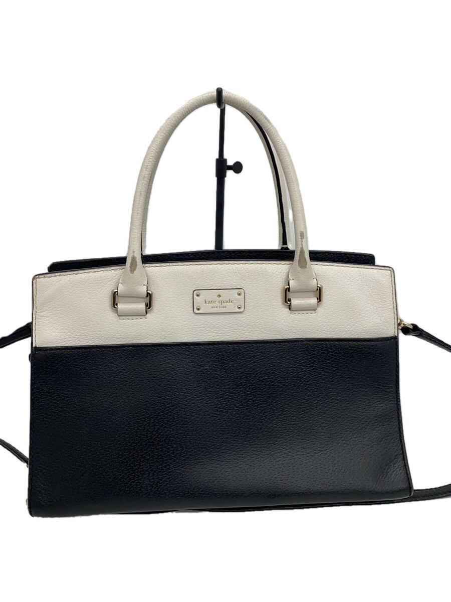 kate spade new york◆ハンドバッグ/レザー/BLK/WKRU4257_画像1