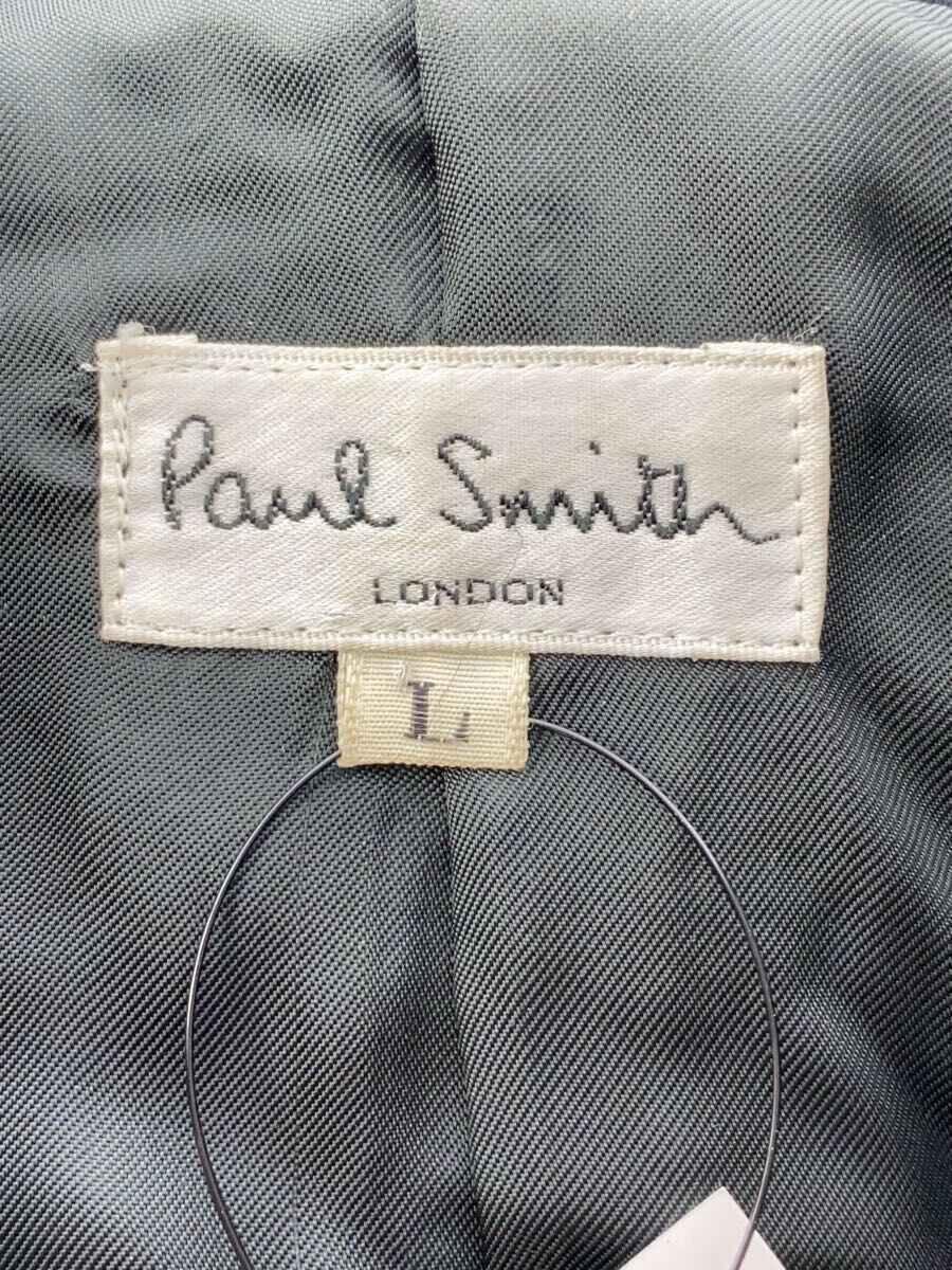 Paul Smith* pea coat /L/ cotton /BLK/90s/3 pocket / box Silhouette 