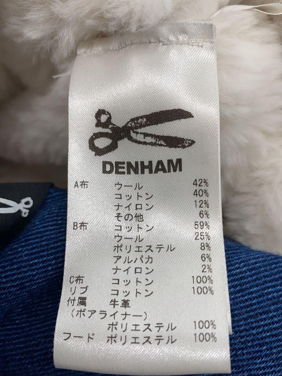 DENHAM◆モッズコート/XXS/ウール/NVY/無地/02-17-09-20-012_画像4