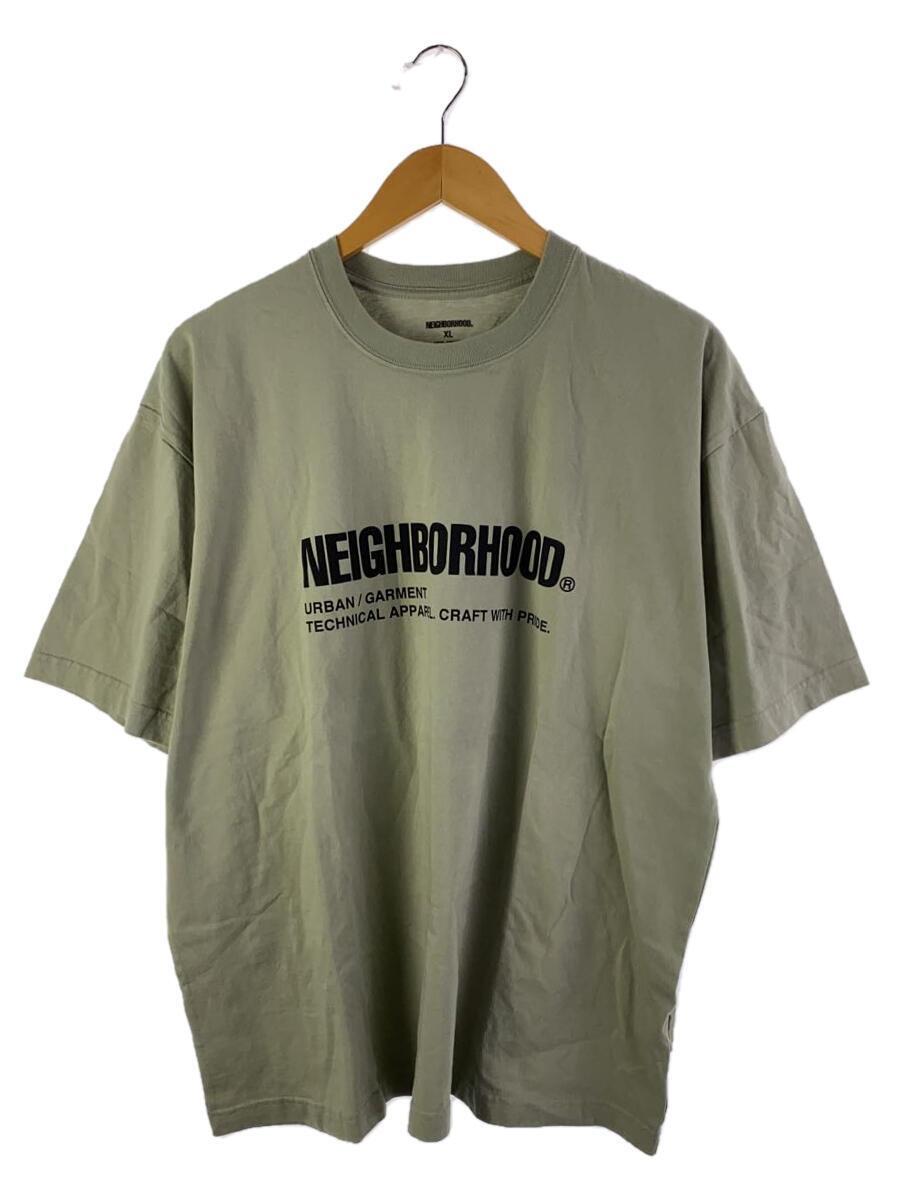 NEIGHBORHOOD◆Tシャツ/XL/コットン/GRN/プリント/231PCNH-ST02