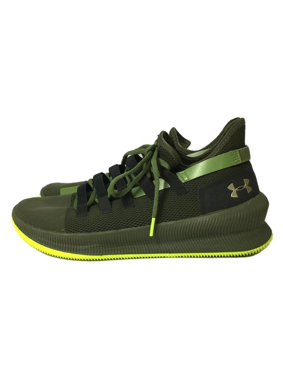 UNDER ARMOUR◆ローカットスニーカー/28.5cm/GRN/3021800-300_画像1