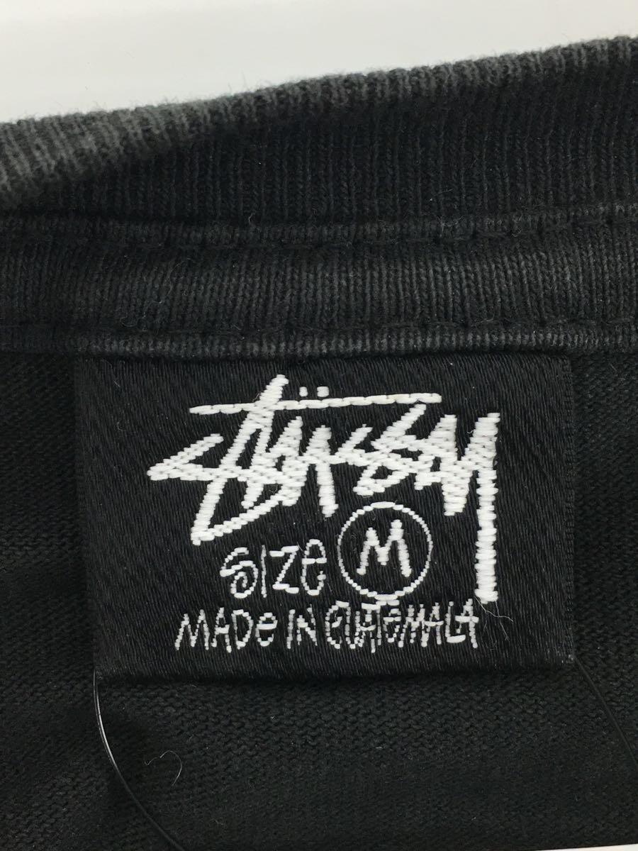 STUSSY◆長袖Tシャツ/M/コットン/BLK_画像3