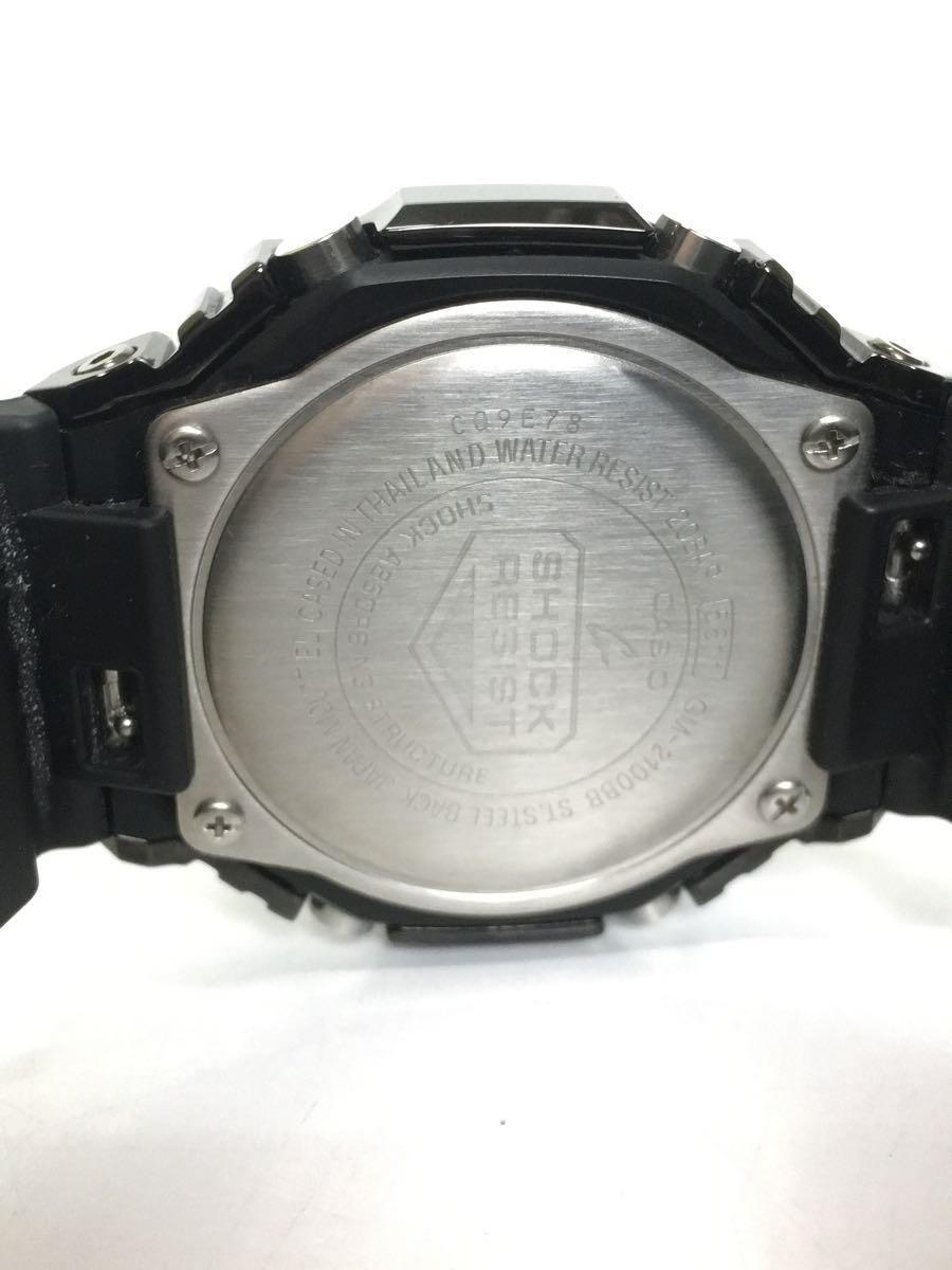 CASIO◆クォーツ腕時計_G-SHOCK/デジアナ/ラバー/ブラック/ーー/GM-2100BB-1AJF_画像3