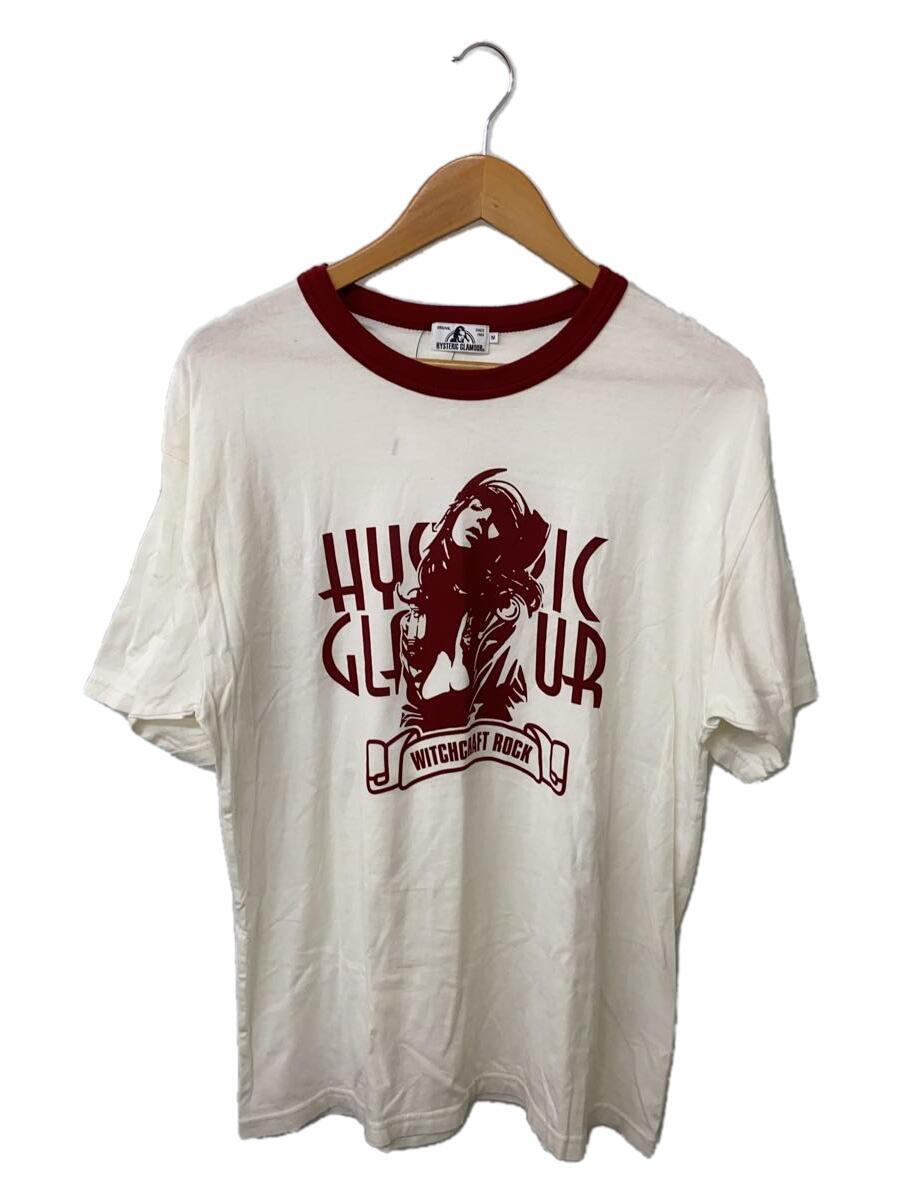 HYSTERIC GLAMOUR◆Tシャツ/M/コットン/WHT/プリント/02172CT34