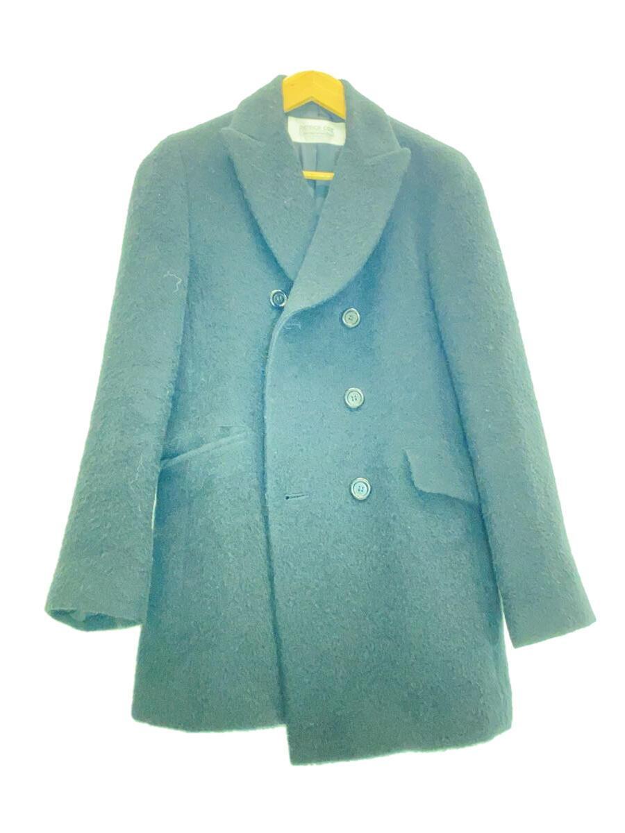 PATRICK COX*pi-k gong peru double tailored jacket / pea coat / wool /BLK/ black 
