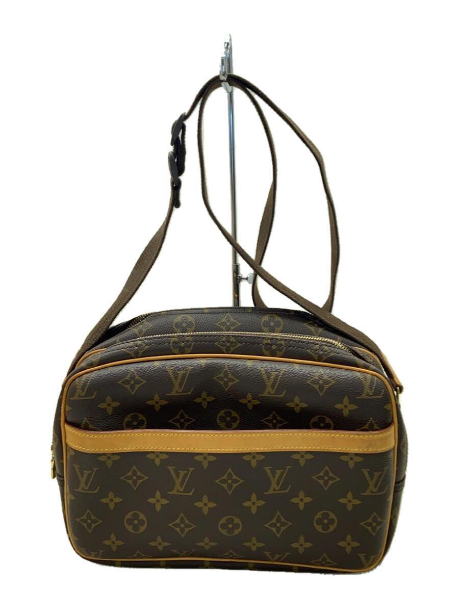 LOUIS VUITTON◆リポーターPM_モノグラム・キャンバス_BRW/PVC/BRW/モノグラム