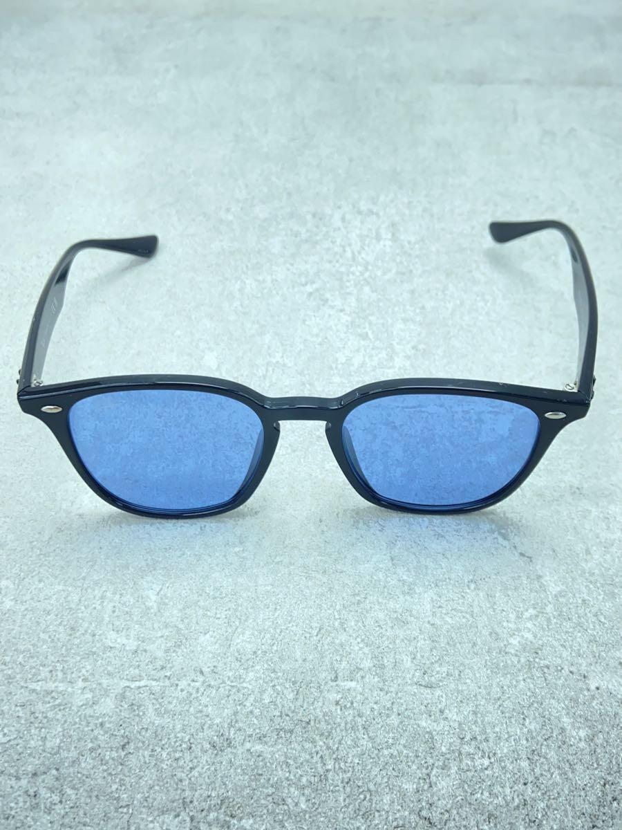 Ray-Ban◆サングラス/ボストン/プラスチック/BLK/BLU/メンズ/RB 4258-F