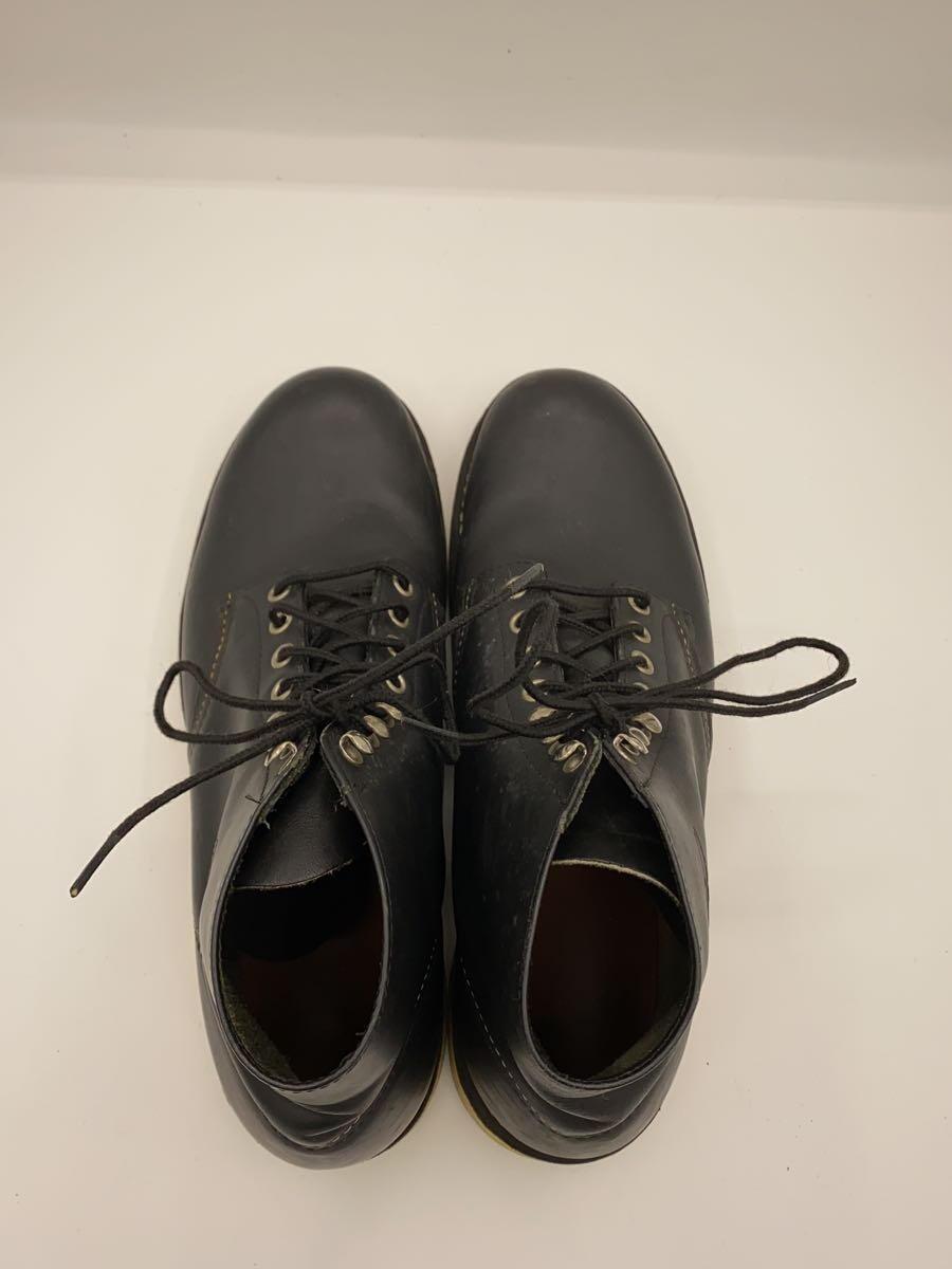 RED WING◆レースアップブーツ/US9/BLK/レザー/8165_画像3