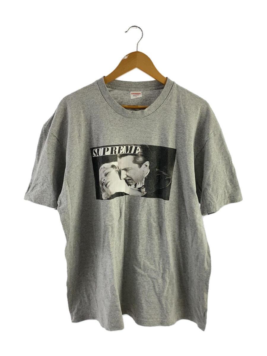 Supreme◆BELA LUGOSI/Tシャツ/XL/コットン/GRY/プリント割れ有_画像1