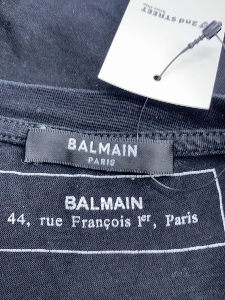 BALMAIN◆Tシャツ/XS/コットン/BLK/16011307_画像3