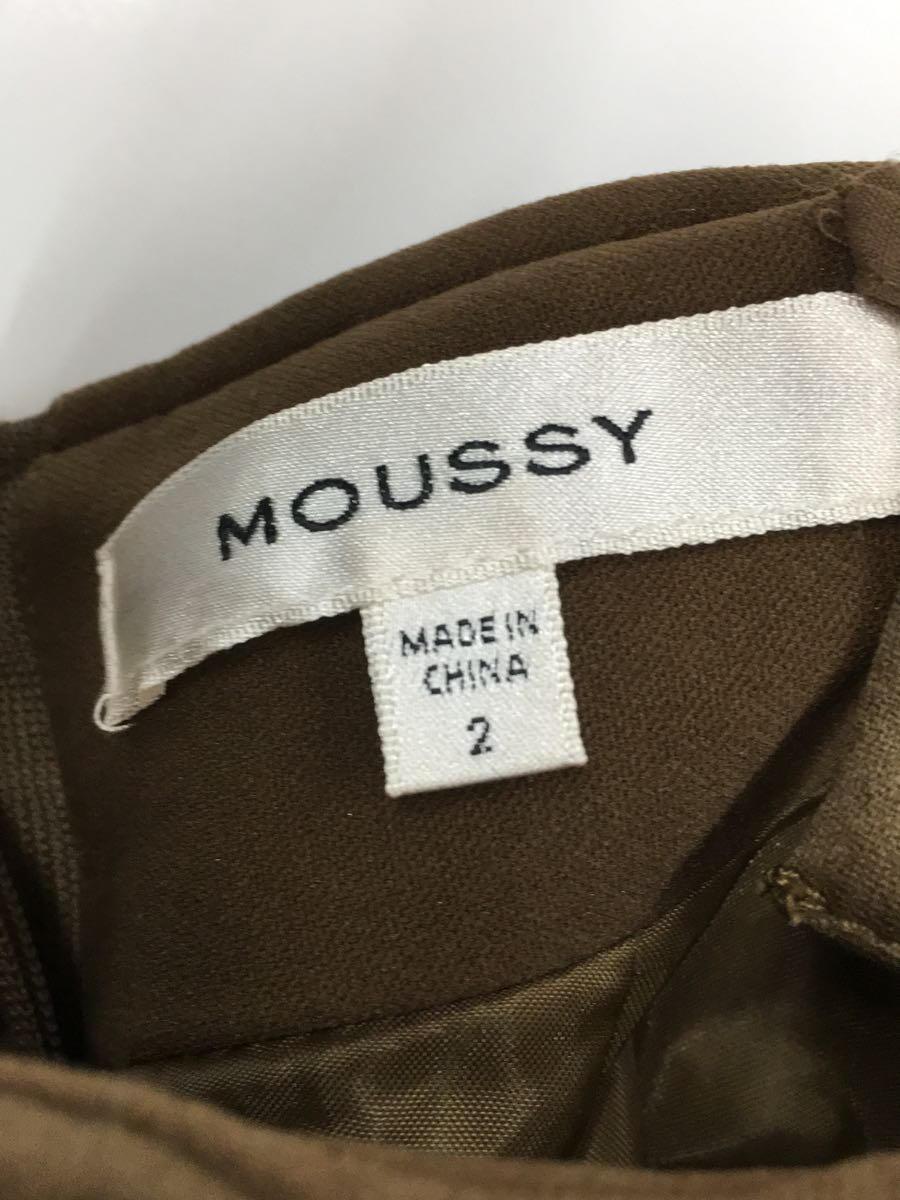 MOUSSY◆キャミワンピース/2/ポリエステル/BRW/無地/010EAB30-6560_画像3