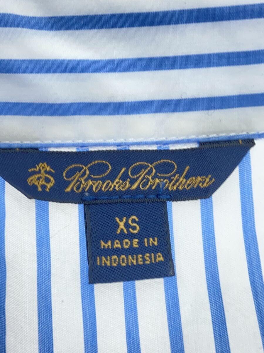 BROOKS BROTHERS◆パジャマセットアップ/XS/コットン/WHT×BLU/ストライプ/100098353_画像3