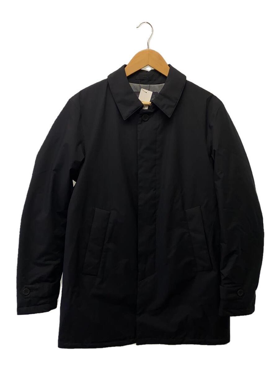 HERNO◆コート/48/ゴアテックス/BLK/ヘルノ/Laminar GORE-TEX/ステンカラーダウンコート