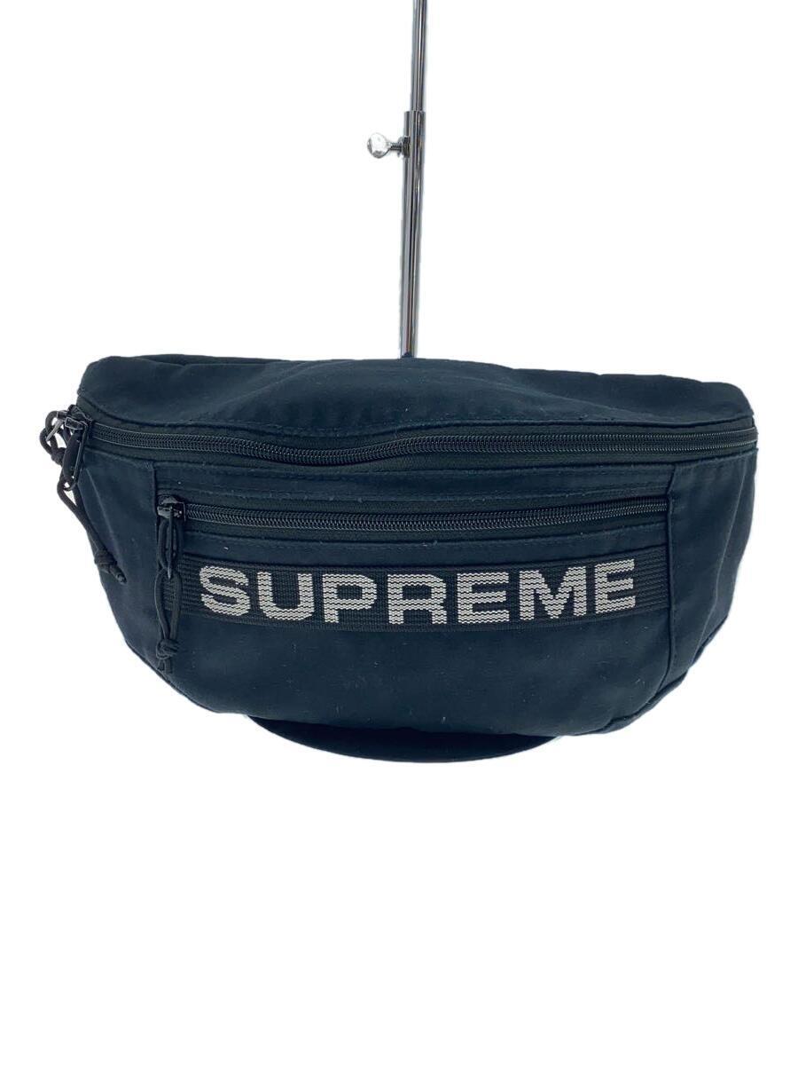Supreme◆ショルダーバッグ/ナイロン/BLK/23SS/Field Waist Bag