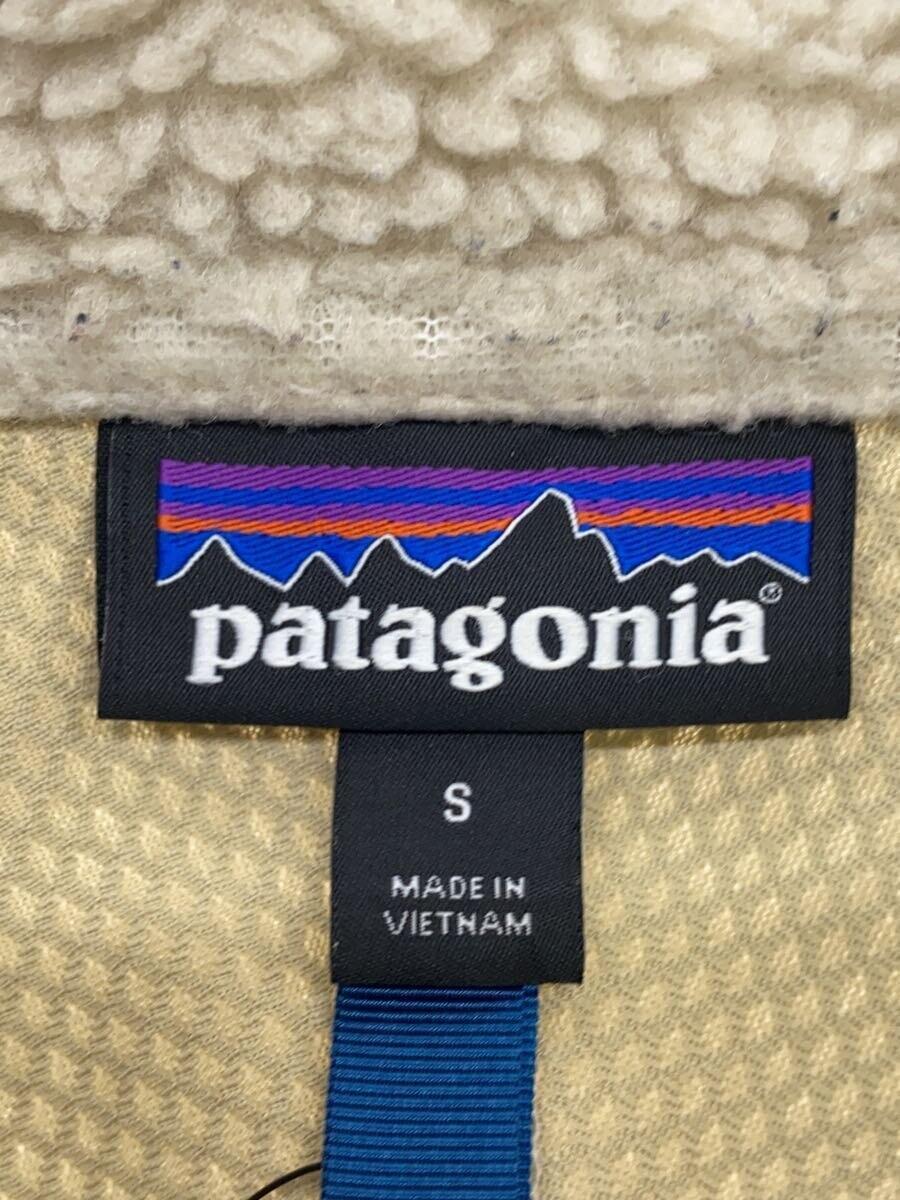 patagonia◆フリースジャケット/S/ポリエステル/BEG/STY23056FA18_画像3