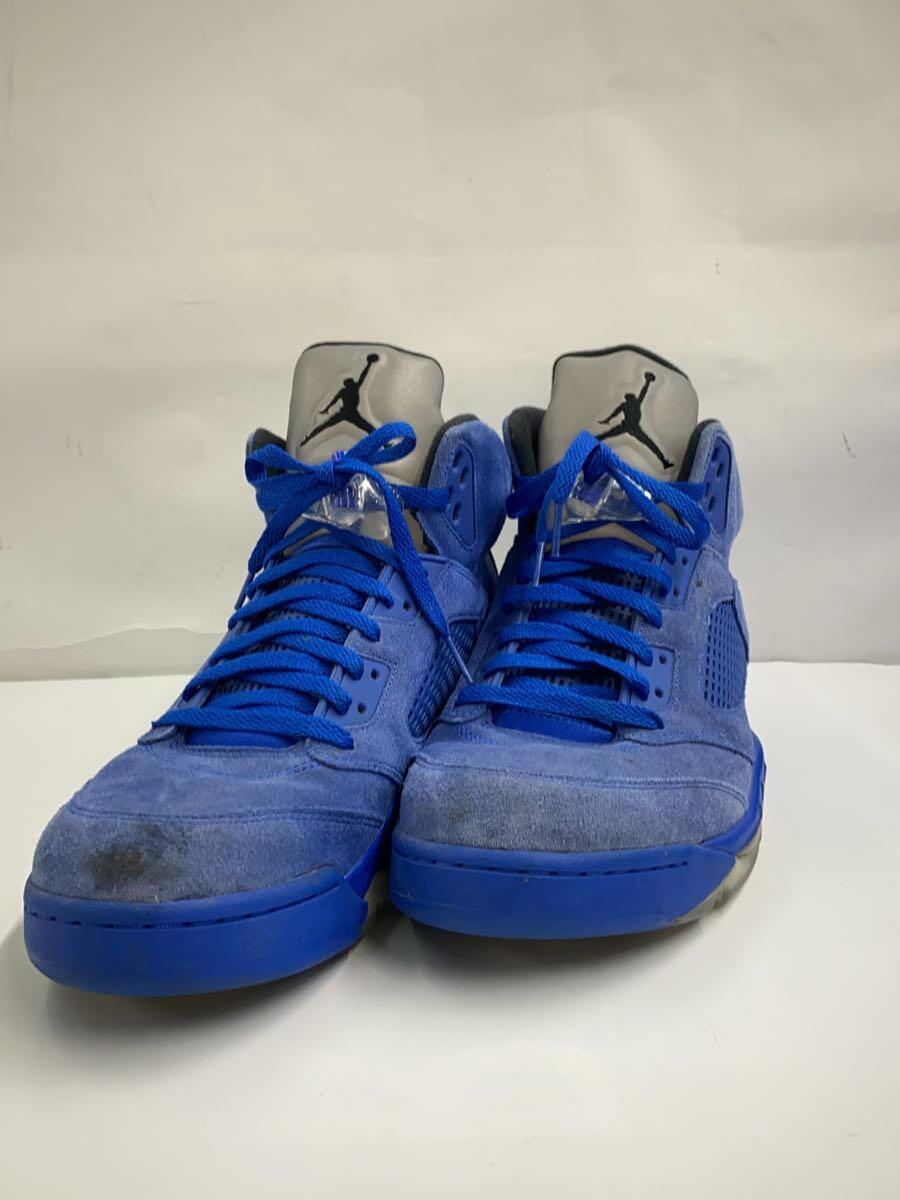 NIKE◆AIR JORDAN 5 RETRO GAME ROYAL/ハイカットスニーカー/30cm/BLU/136027-401_画像2