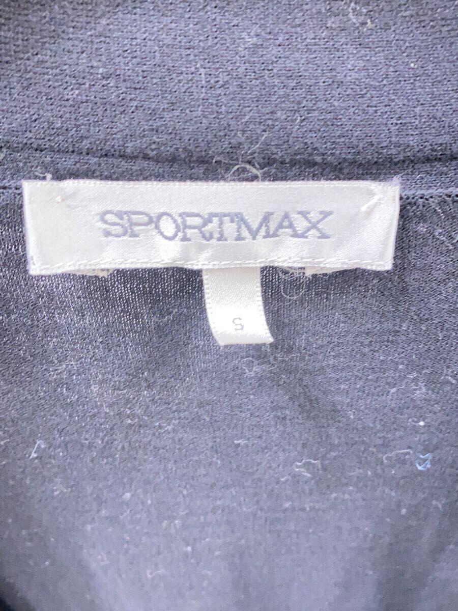 SPORT MAX by Max Mara◆カーディガン(薄手)/S/コットン/ブラック_画像3