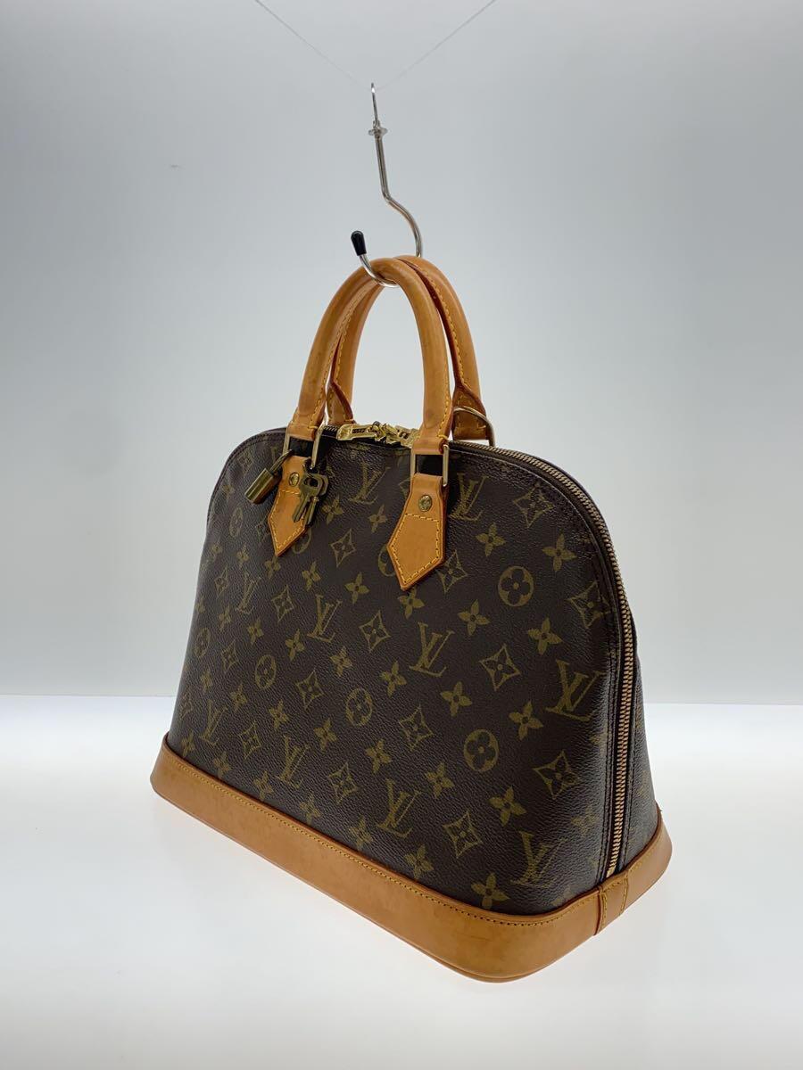 LOUIS VUITTON◆ハンドバッグ/キャンバス/BRW/モノグラム/M51130