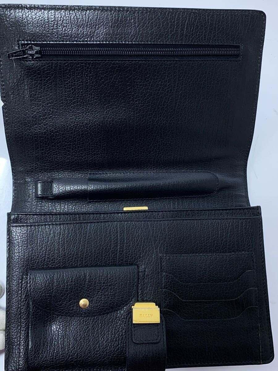 BALLY* second bag / leather /BLK/ plain 