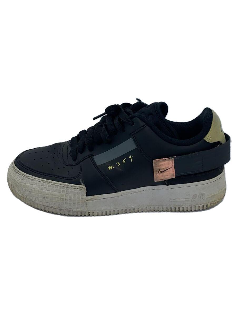 NIKE◆AF1-TYPE/エアフォースタイプ/ブラック/CI0054-001/25.5cm/BLK/レザー_画像1