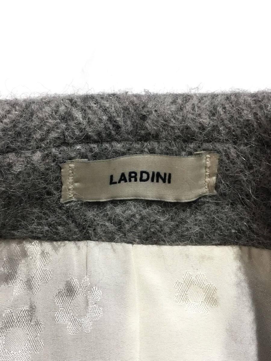 LARDINI◆チェスターコート/40/ウール/グレー/無地_画像3