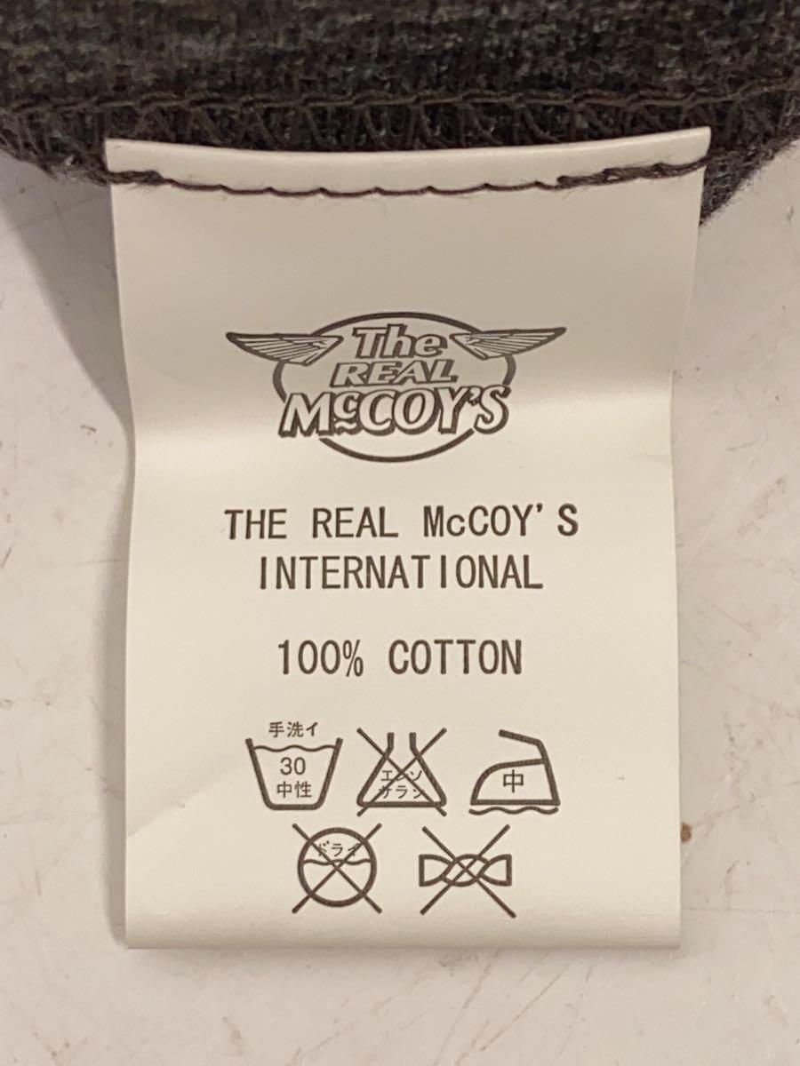 THE REAL McCOY’S◆Tシャツ/36/コットン/ブラック/プリント_画像4