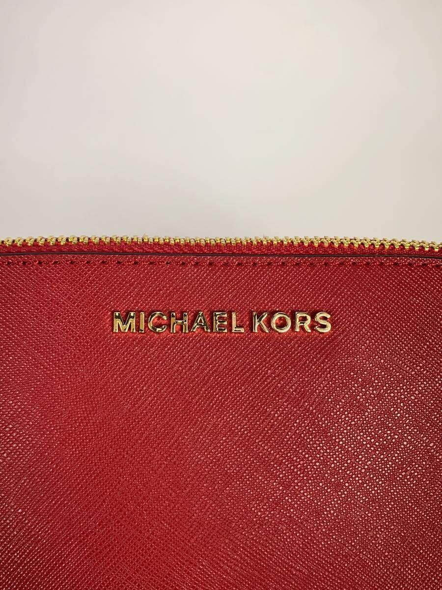 MICHAEL KORS◆ポーチ/-/RED/35H9GGFU3L_画像5