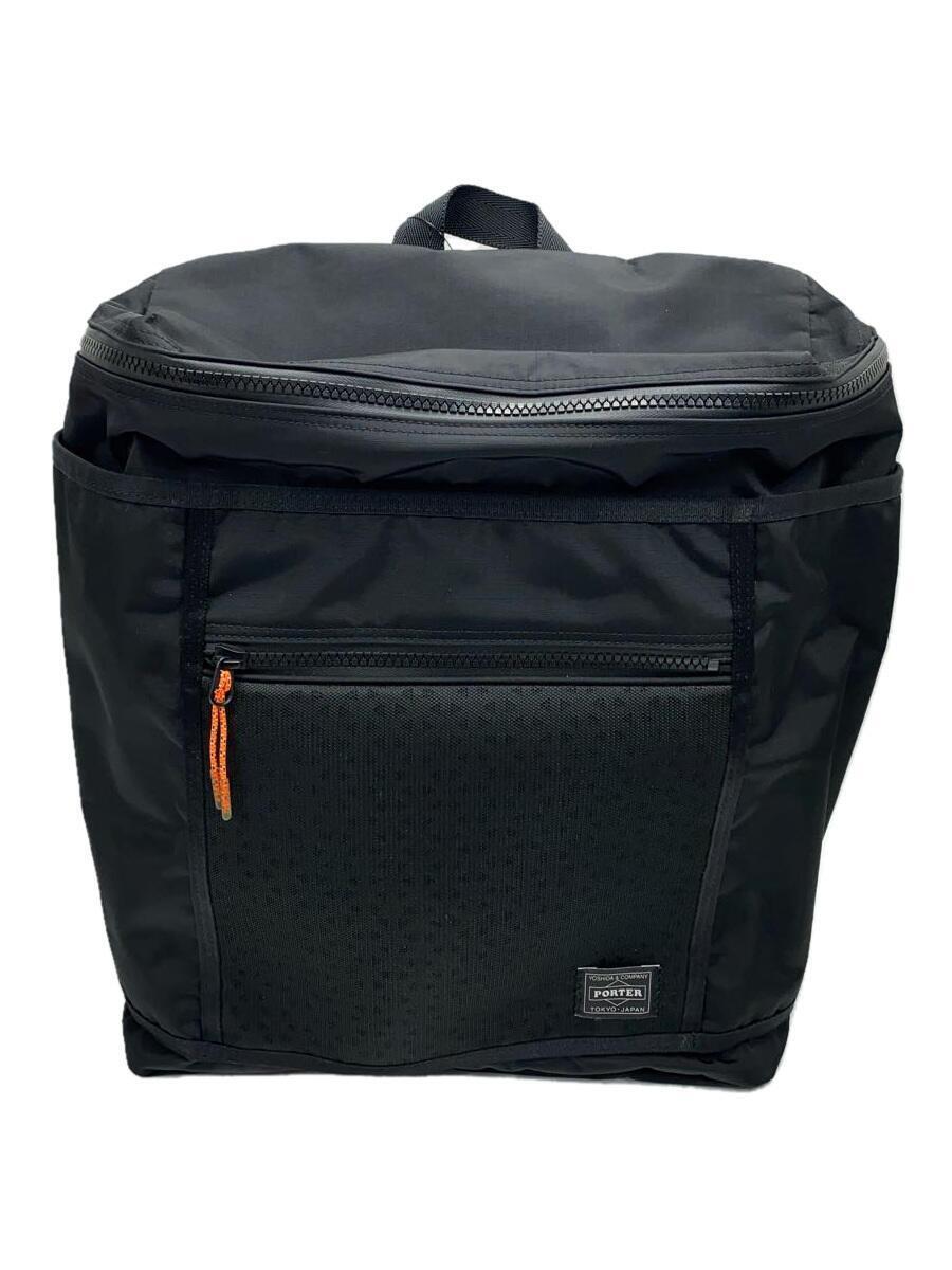 PORTER◆HEXARIA DAYPACK/リュック/ナイロン/BLK/682-17945