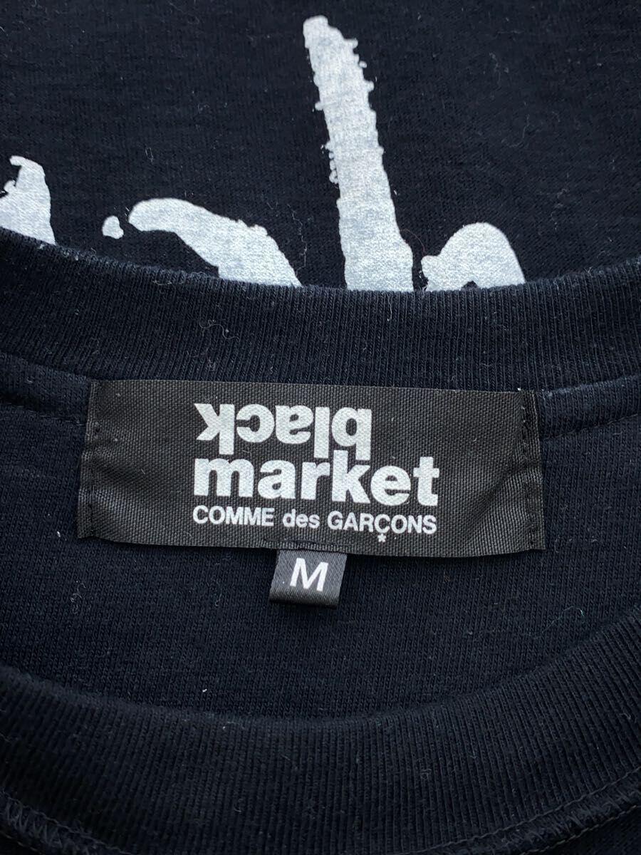 COMME des GARCONS◆BLACK MARKET/CHICPUNK期復刻/Tシャツ/L/コットン/ブラック/OS-T007/AD2017_画像3