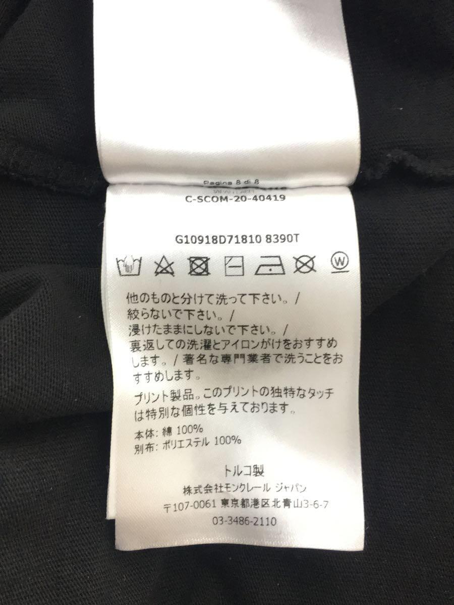 MONCLER◆長袖Tシャツ/XS/コットン/BLK/G10918D718108390T_画像4