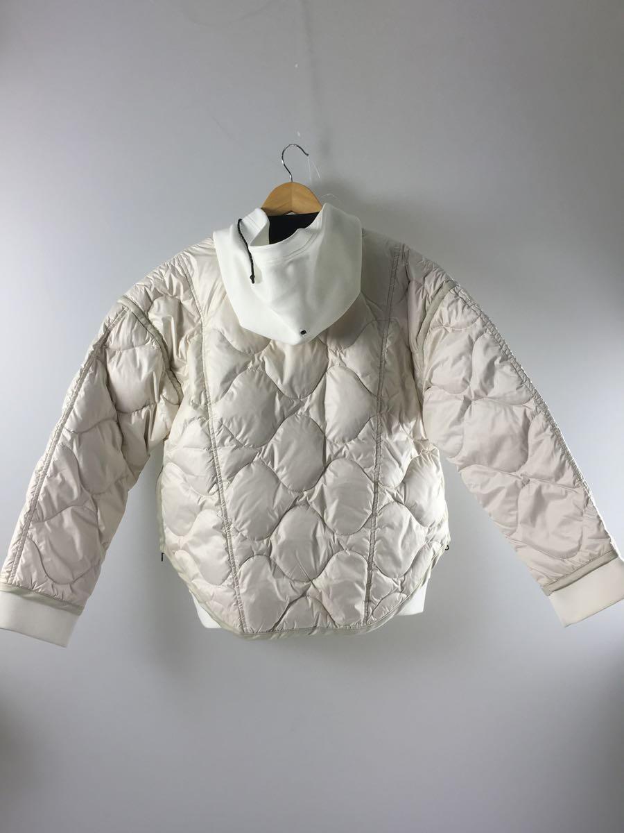 AULA(AULA AILA)◆QUILTED DOWN HOODED BLOUSON/0/ポリエステル/IVO/無地/1214-02001_画像2