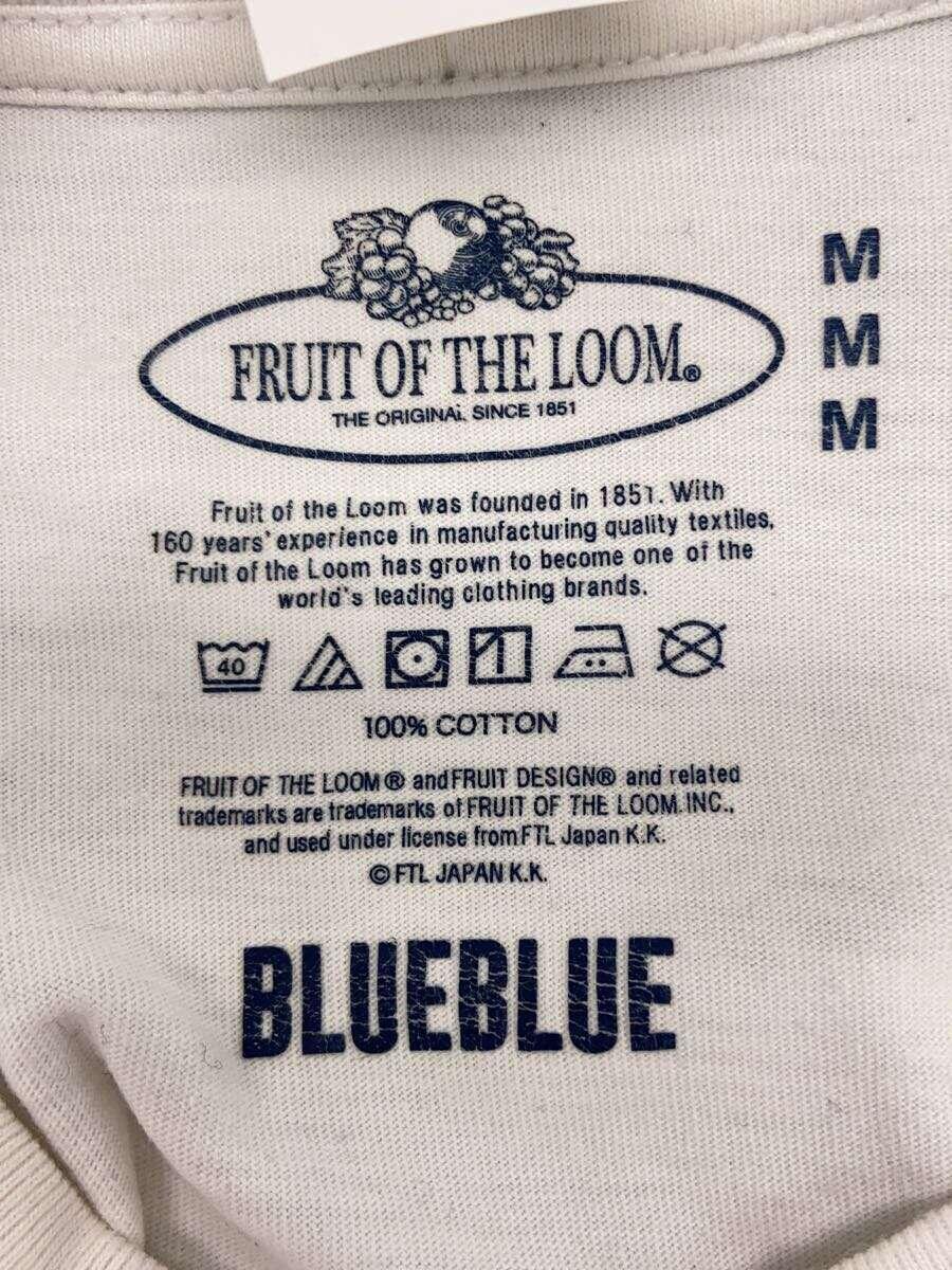 FRUIT OF THE LOOM◆Tシャツ/M/コットン/WHT/無地_画像3