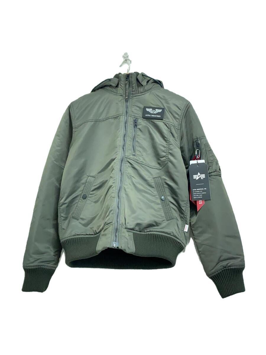 ALPHA INDUSTRIES◆ナイロンジャケット/M/ナイロン/KHK/TA1672-076_画像1