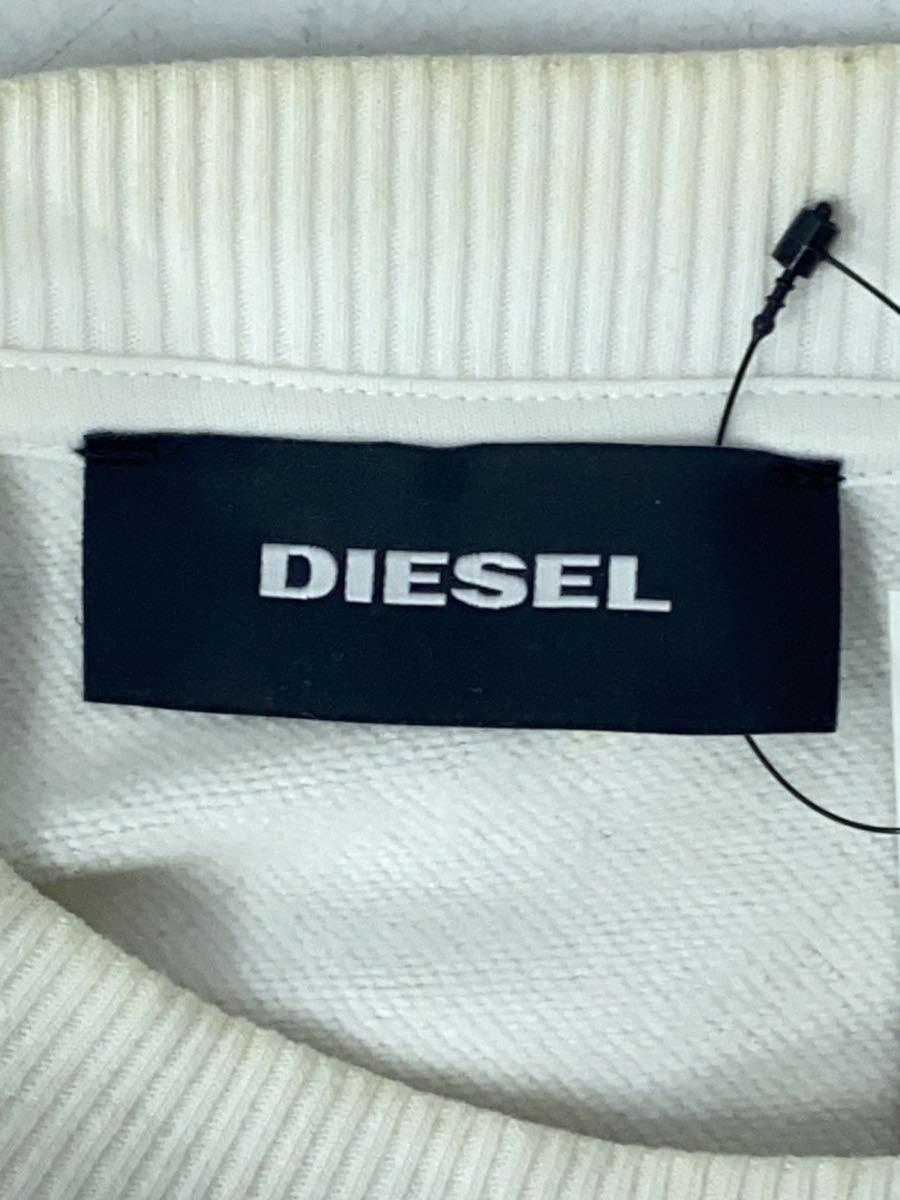 DIESEL◆スウェット/S/コットン/WHT_画像3