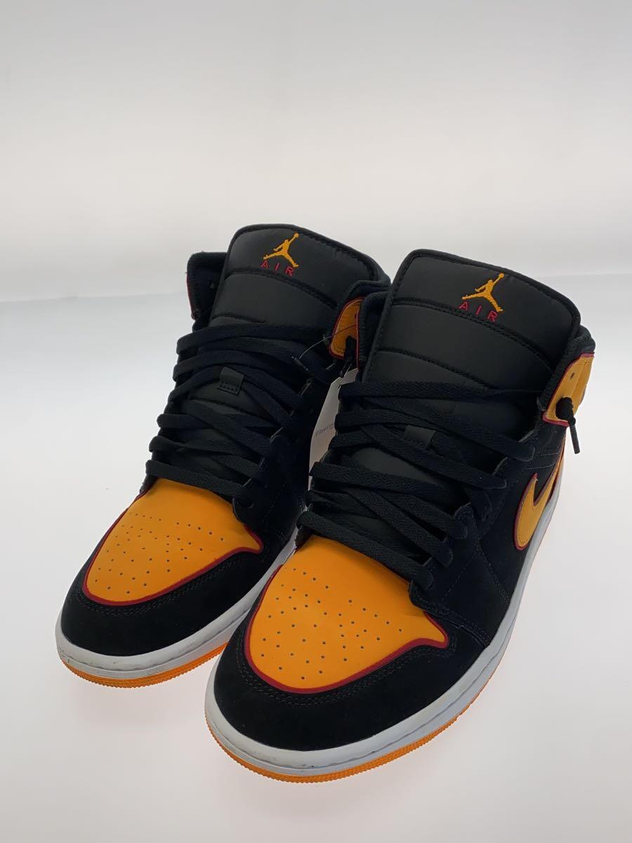 NIKE◆ハイカットスニーカー/AIR JORDAN 1 MID SE/29cm/ブラック/FJ4923-008_画像2