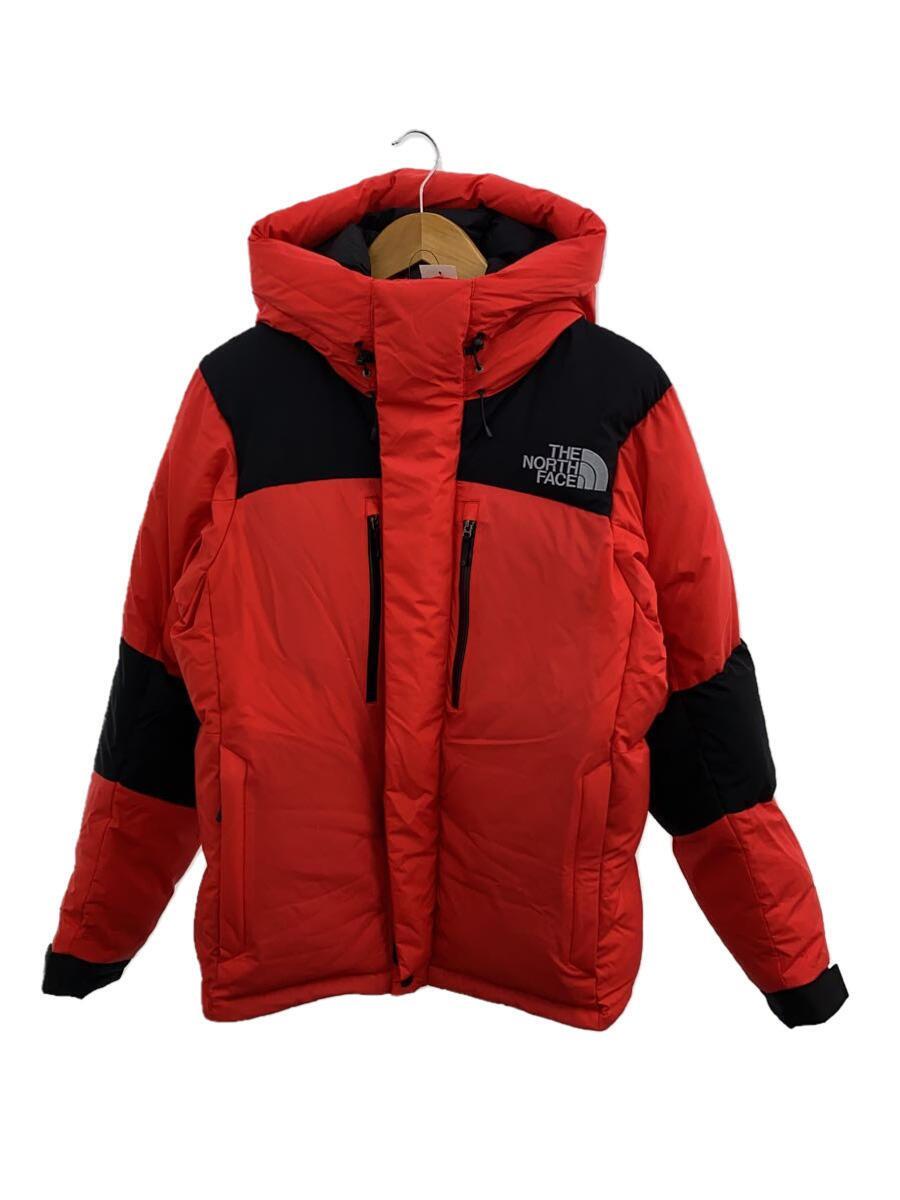 THE NORTH FACE◆BALTRO LIGHT JACKET_バルトロライトジャケット/L/ポリエステル/RED/無地_画像1