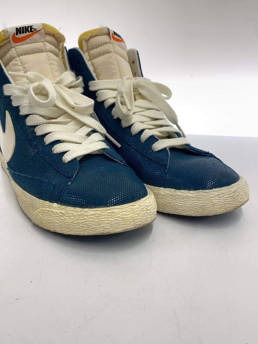 NIKE◆WMNS BLAZER MID SUEDE VNTG/ウィメンズブレーザーミッドスエード/ネイビー/27cm_画像7