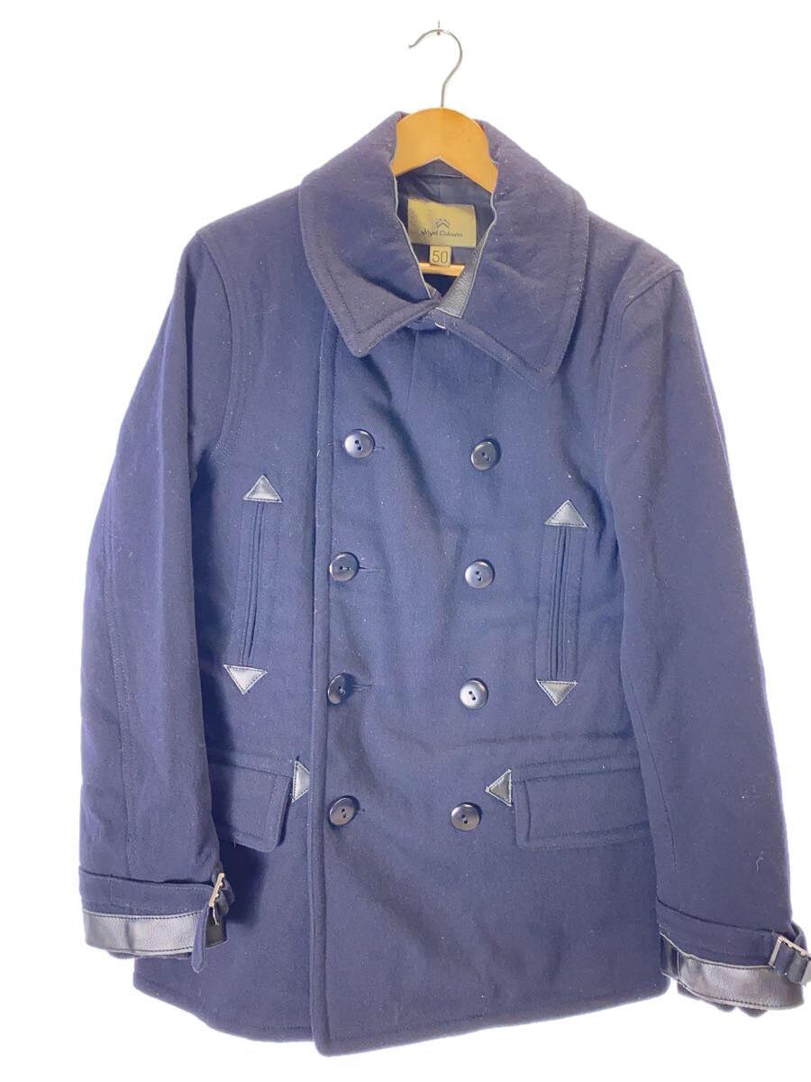 Nigel Cabourn◆ピーコート/50/ウール/NVY/8020030000