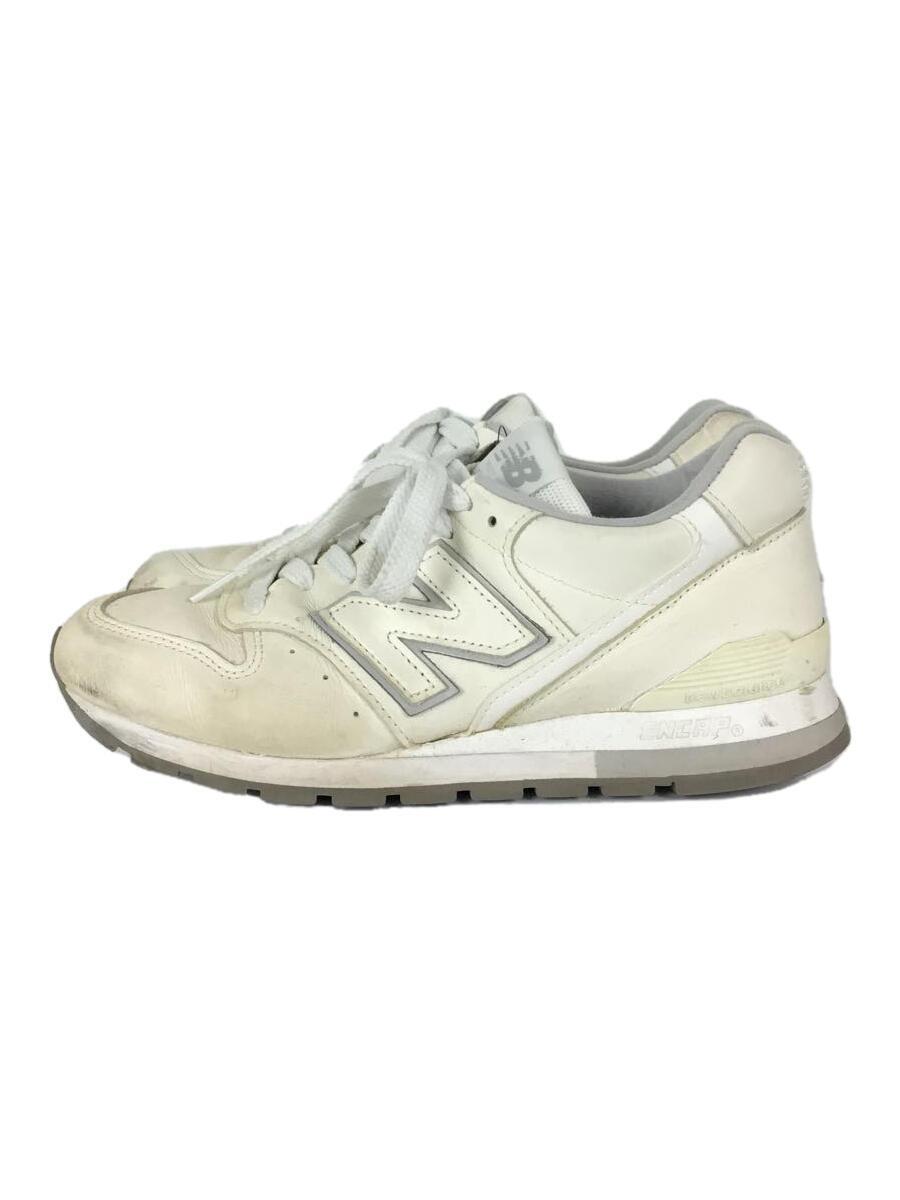 NEW BALANCE◆M996/ホワイト/MADE in USA/25cm/WHT