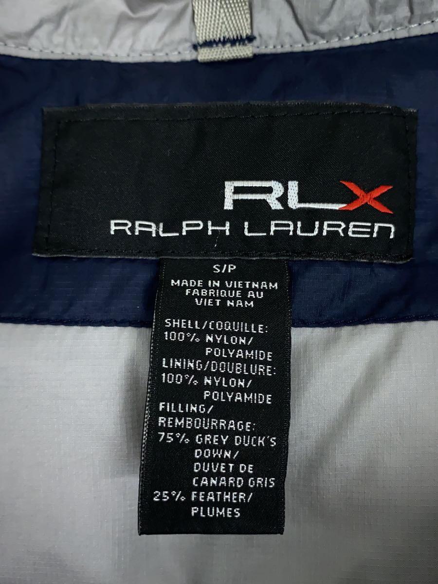 RLX RALPHLAUREN◆ダウンベスト/S/ナイロン/NVY_画像3