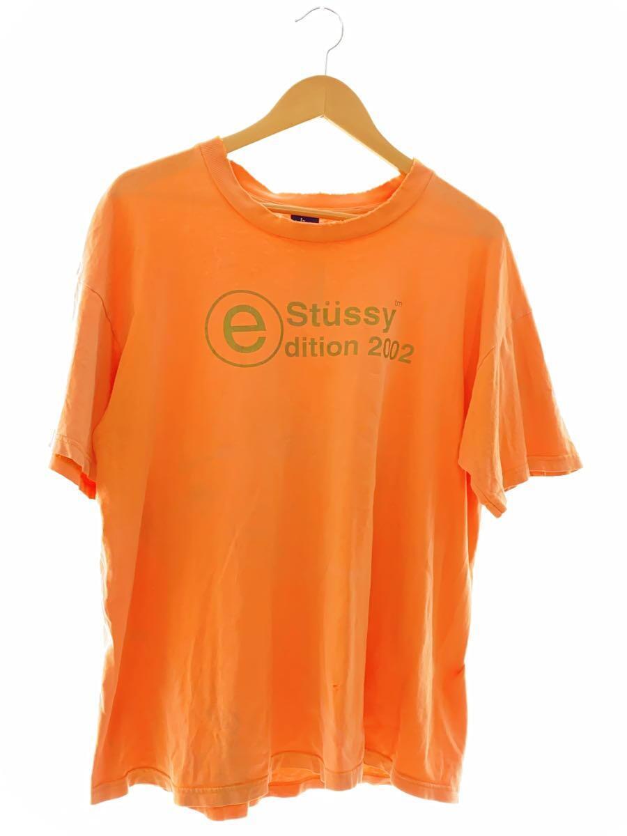 STUSSY◆Tシャツ/XL/コットン/ORN/90s/紺タグ/USA製