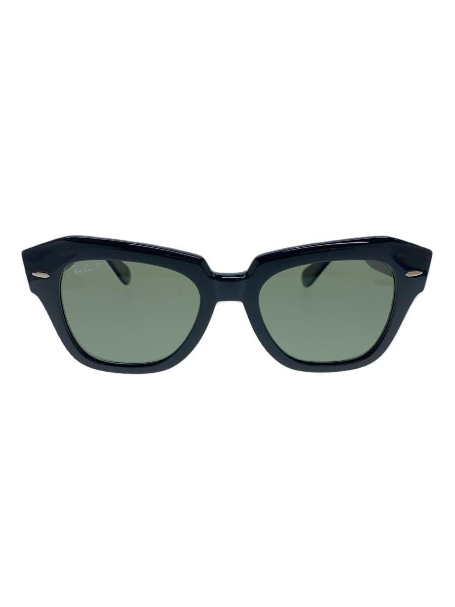 Ray-Ban◆サングラス/-/プラスチック/BLK/GRY/メンズ/RB 2186_画像1